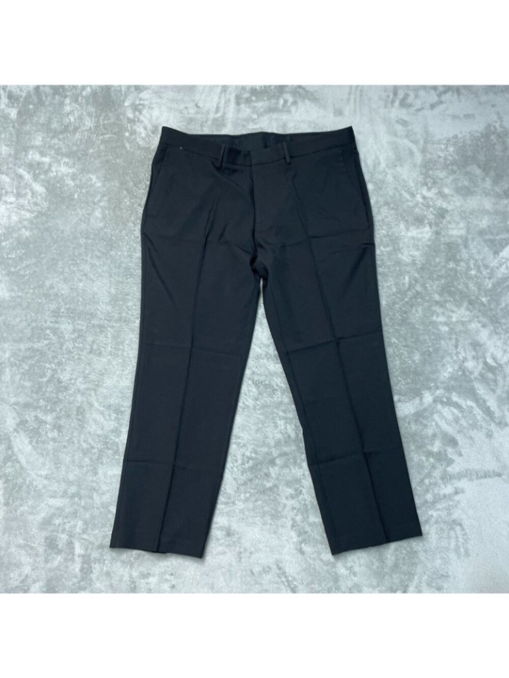 Haggar Men's 40x29 Black Straight Fit Dress Pants Repreve Stretch F1015 - Picture 3 of 9